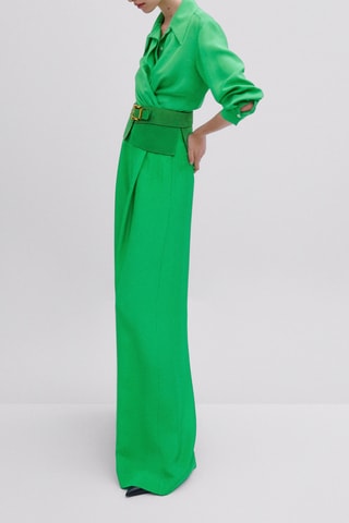 Chemisier vert nœud - Vert