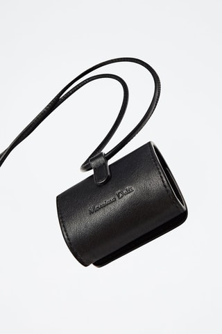 Etui cuir casque sans fil - Noir