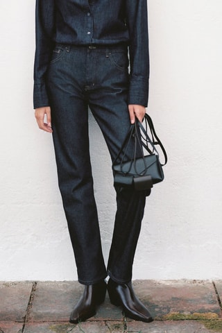 Etui cuir casque sans fil - Noir