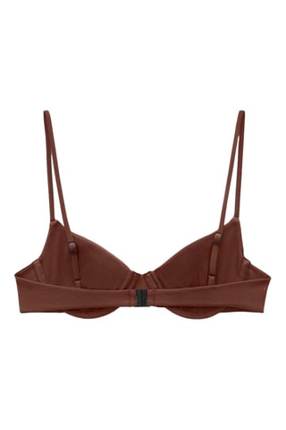 Haut de maillot à armatures - Marron