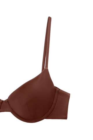 Haut de maillot à armatures - Marron