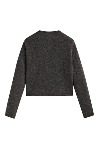 Gilet en maille à boutons - Gris foncé