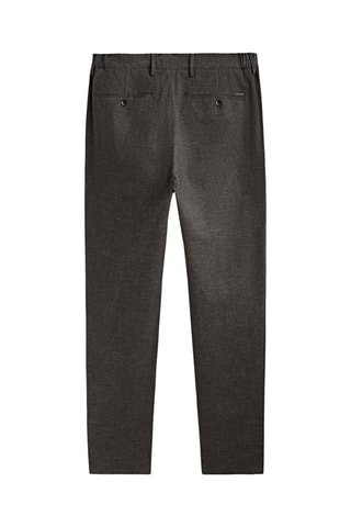 Pantalon chino teinté jogging - Gris foncé chiné
