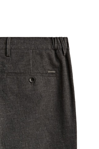 Pantalon chino teinté jogging - Gris foncé chiné