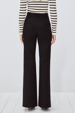 Pantalon flare - Bleu marine