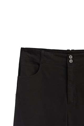Pantalon droit en coton - Noir