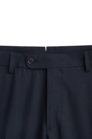 Pantalon de costume bleu en laine - Bleu marine