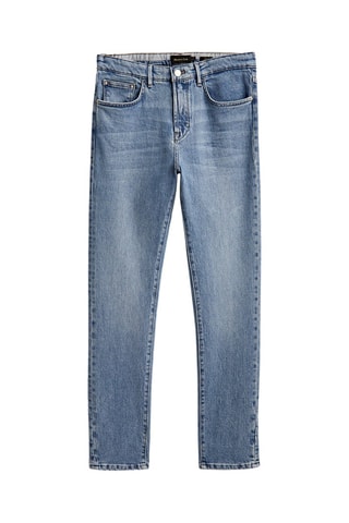 Jean effet délavé tapered - Bleu