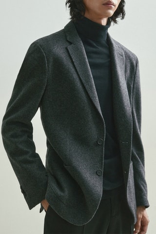 Veste en laine confort - Anthracite