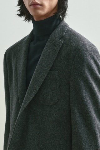 Veste en laine confort - Anthracite