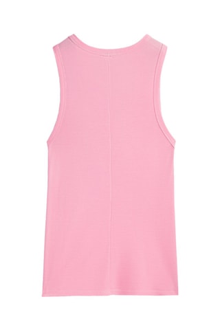 Débardeur col rond - Rose