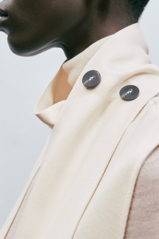 Robe longue nœud - Ecru