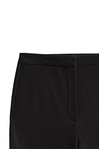 Pantalon de costume noir 100% laine - Noir