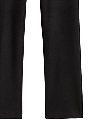 Pantalon de costume noir 100% laine - Noir