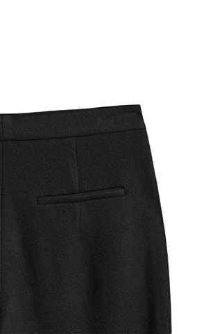 Pantalon de costume noir 100% laine - Noir