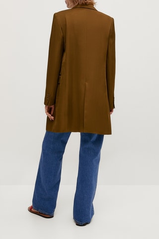 Blazer trois-quarts doré - Kaki