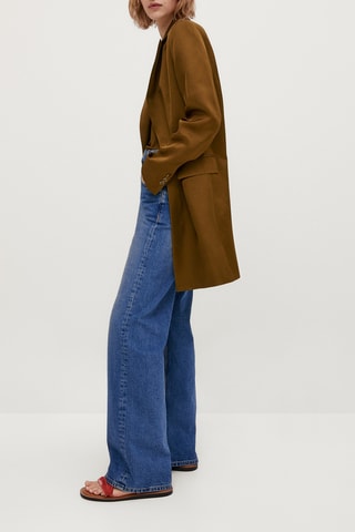 Blazer trois-quarts doré - Kaki