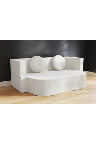 Slaapzetel - Beige - 2 Zitplaatsen - Stof