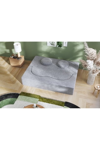 Slaapzetel - Grijs - 2 Zitplaatsen - Stof