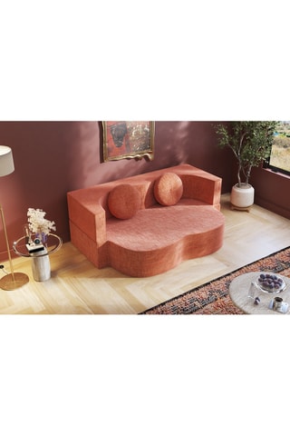 Slaapzetel - Antraciet - 2 Zitplaatsen - Stof