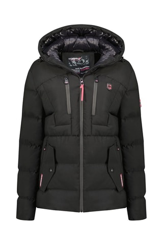 Parka matelassée à capuche Cachotana - Noir