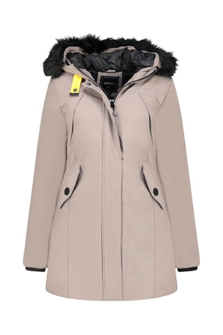 Parka à capuche Cherifana - Taupe