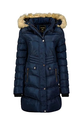 Parka à capuche Anadonna - Bleu marine