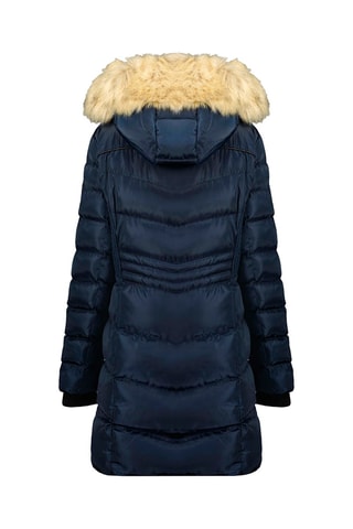 Parka à capuche Anadonna - Bleu marine