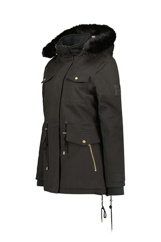 Parka à capuche Celestana Noir