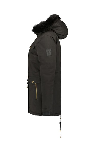 Parka à capuche Celestana Noir