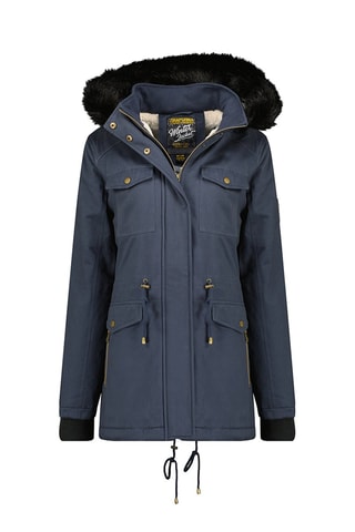 Parka à capuche Celestana Bleu marine