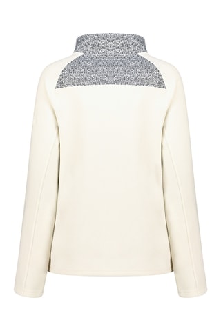 Fleece Jasje Urithana - Ecru en Zwart