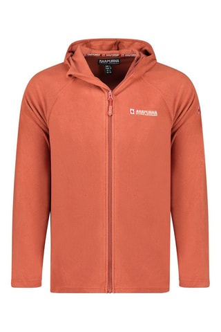 Veste polaire à capuche Tugoodana - Rouille