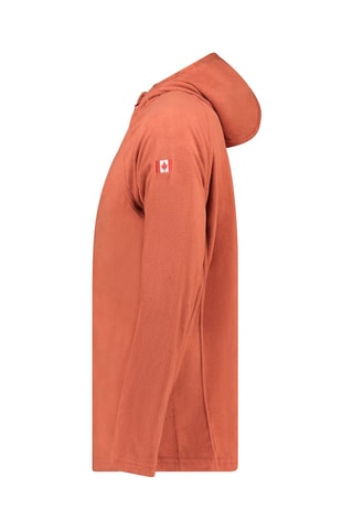 Veste polaire à capuche Tugoodana - Rouille