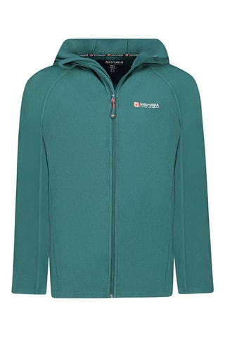 Veste polaire à capuche Tugoodana - Vert foncé
