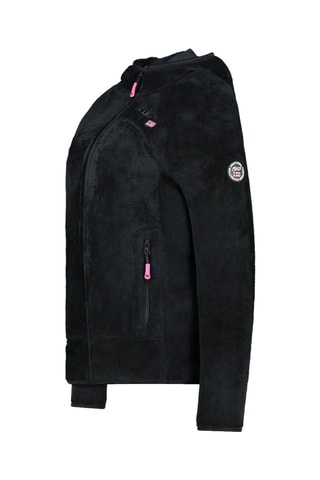 Fleece Jasje met Capuchon Uternel - Zwart