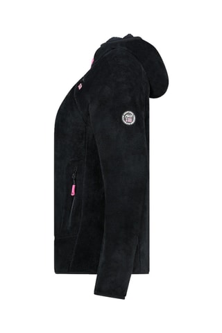 Fleece Jasje met Capuchon Uternel - Zwart