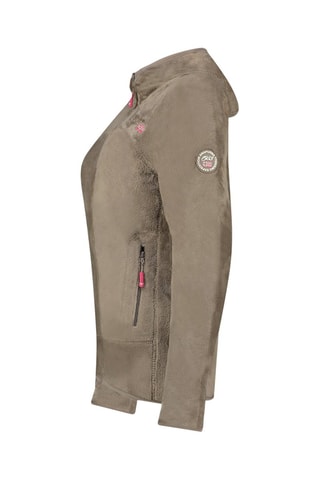 Fleece Jasje met Capuchon Uternel - Taupe