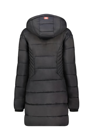 Doudoune longue à capuche Beeana - Noir