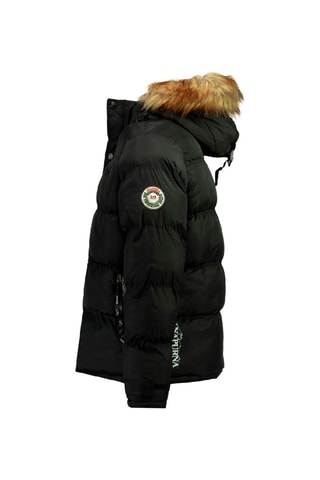 Doudoune à capuche Biwa Noir