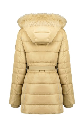 Doudoune longue à capuche Beckana - 
Beige