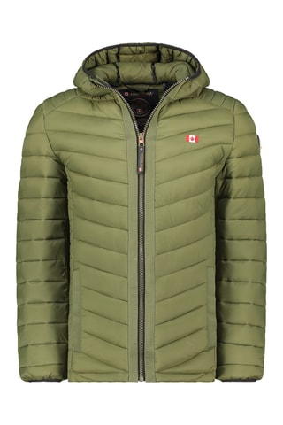 Doudoune à capuche Carlitana - Vert olive