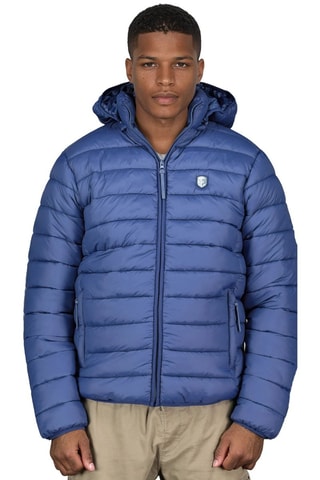 Doudoune à capuche Amitalana - Bleu