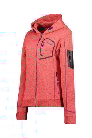 Sweat à capuche Telectrana - Corail chiné