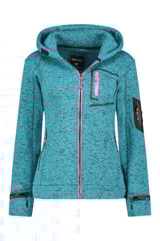 Sweat à capuche Telectrana - Turquoise chiné