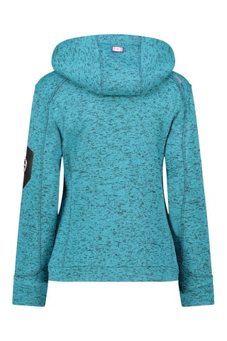 Sweat à capuche Telectrana - Turquoise chiné