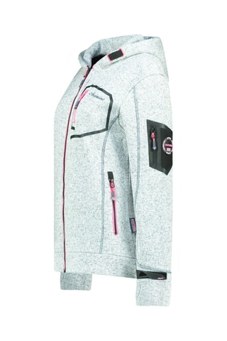 Sweat à capuche Telectrana - Blanc chiné