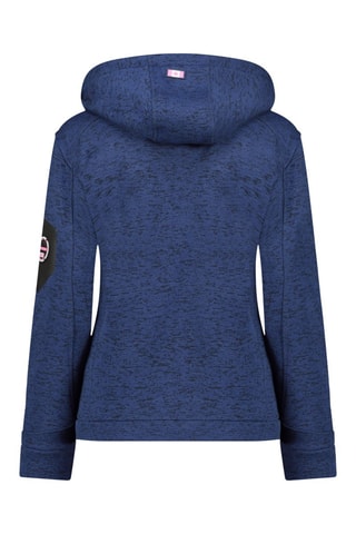 Sweat à capuche Telectrana - Bleu marine chiné