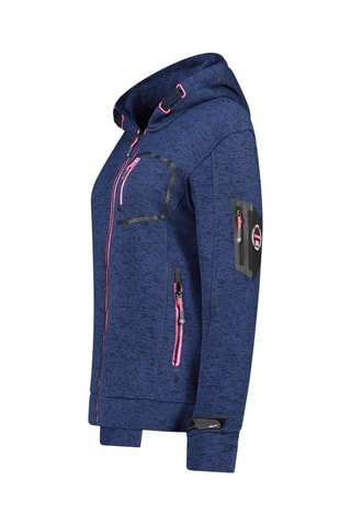 Sweat à capuche Telectrana - Bleu marine chiné