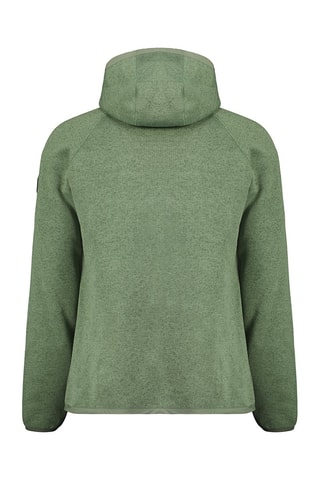 Sweat polaire à capuche Tiparniana - Vert amande